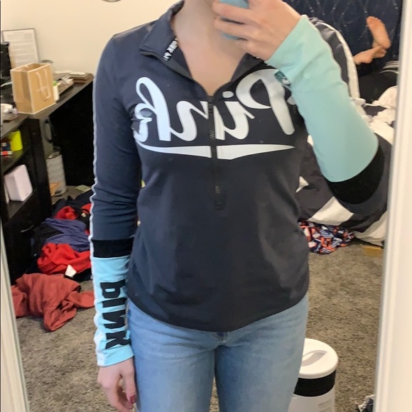 PINK half zip - Picture 3 of 4